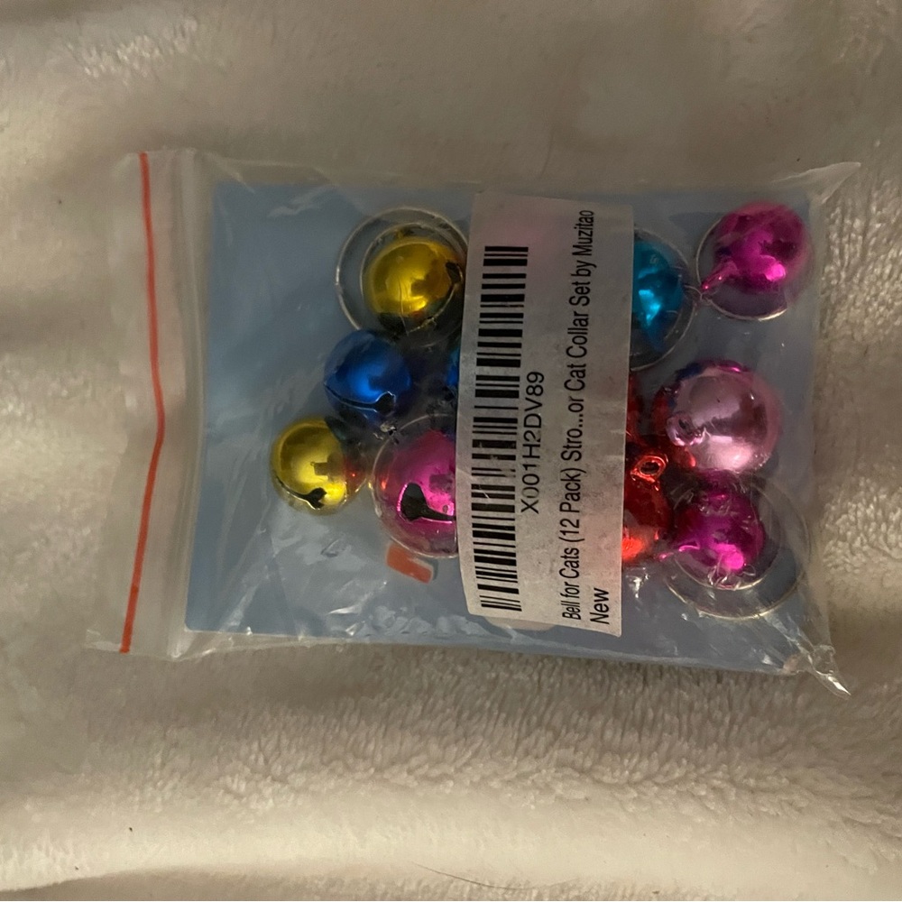 Colorful Cat Collar Bells Set